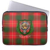 MacPhee Scottish Clan Tartan & Crest Laptopschutzhülle (Vorderseite)