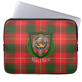 MacPhee Scottish Clan Tartan & Crest Laptopschutzhülle