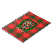 MacPhee Scottish Clan Tartan & Crest Notizblock (Linke Seite)