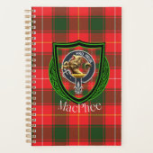 MacPhee Scottish Clan Tartan & Crest Planer (Vorderseite)