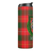 MacPhee Scottish Clan Tartan & Crest Thermosbecher (Nach links gedreht)