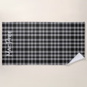 MacPhee Tartan Kariert Beach Handtuch (Vorderseite)