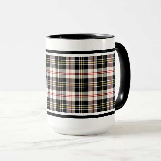 MacPherson Clan Formal Dress Tartan Tasse (VorderseiteRechts)
