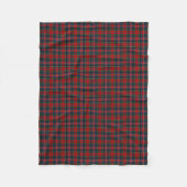 MacPherson Clan Red, Blue und Green Tartan Fleecedecke (Vorderseite)