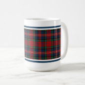 MacPherson Clan Tartan Kaffeetasse (VorderseiteRechts)