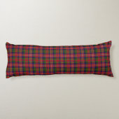 MacPherson Clan Tartan Kariert Body Pillow Seitenschläferkissen (Rückseite)