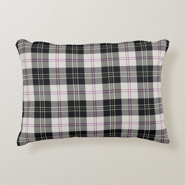 MacPherson Dress Ancient Scottish Tartan Kariert Dekokissen (Vorderseite)