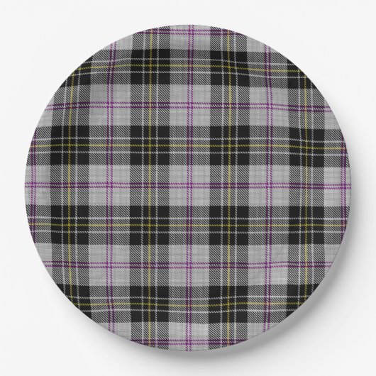 MacPherson Dress Tartan Pappteller (Vorderseite)