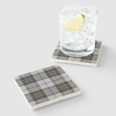 MacPherson Dress Tartan Steinuntersetzer (Seitenansicht)