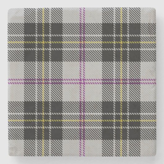 MacPherson Dress Tartan Steinuntersetzer (Vorderseite)