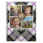 MacPherson Familienfoto-Collage Notizblock (Vorderseite)