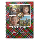 MacPherson Familienfoto-Collage Notizblock (Vorderseite)