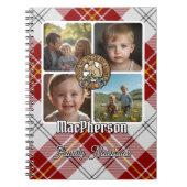 MacPherson Familienfoto-Collage Notizblock (Vorderseite)