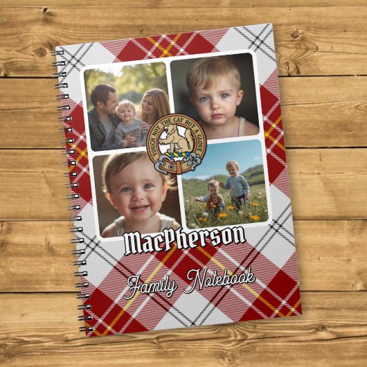 MacPherson Familienfoto-Collage Notizblock