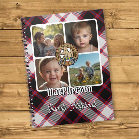 MacPherson Familienfoto-Collage Notizblock