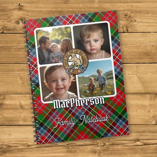 MacPherson Familienfoto-Collage Notizblock