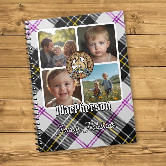 MacPherson Familienfoto-Collage Notizblock