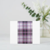 MACPHERSON JUNTING TARTAN POSTKARTE (Stehend Vorderseite)
