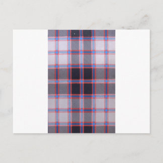 MACPHERSON JUNTING TARTAN POSTKARTE