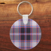 MACPHERSON JUNTING TARTAN SCHLÜSSELANHÄNGER (Vorderseite)