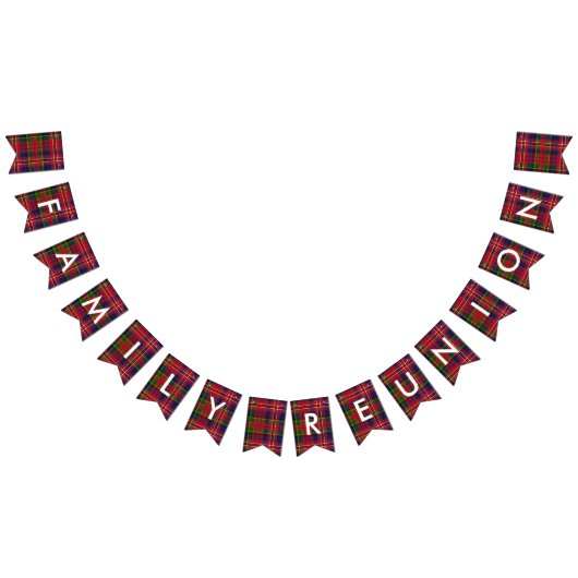 MacPherson Kariert Custom Bunting Banner (Alle)