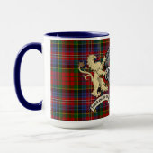 MacPherson/McPherson Abzeichen & Tartan Personalis Tasse (Links)