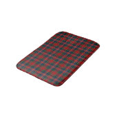MacPherson Red und Blue Scottish Tartan Badematte (Schrägansicht)