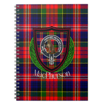 MacPherson-Schottischer-Clan-Tartan & Wappen