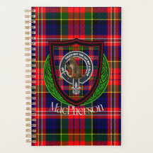 MacPherson-Schottischer-Clan-Tartan & -Wappen