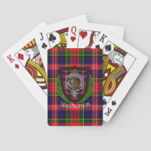 MacPherson-Schottischer-Clan-Tartan & -Wappen