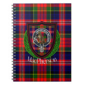 MacPherson Scottish Clan Tartan & Crest Notizblock (Vorderseite)