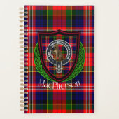 MacPherson Scottish Clan Tartan & Crest Planer (Vorderseite)