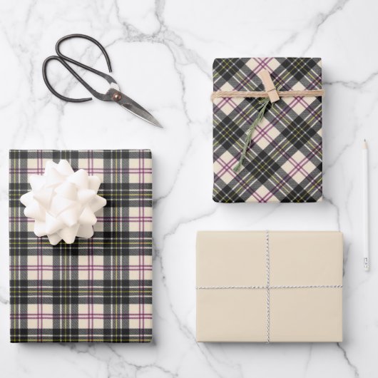 MacPherson Scottish Clan Tartan Geschenkpapier Set (Vorderseite)