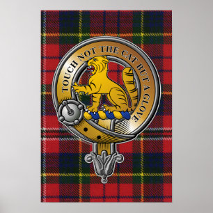 MacPherson Tartan & Abzeichen Poster