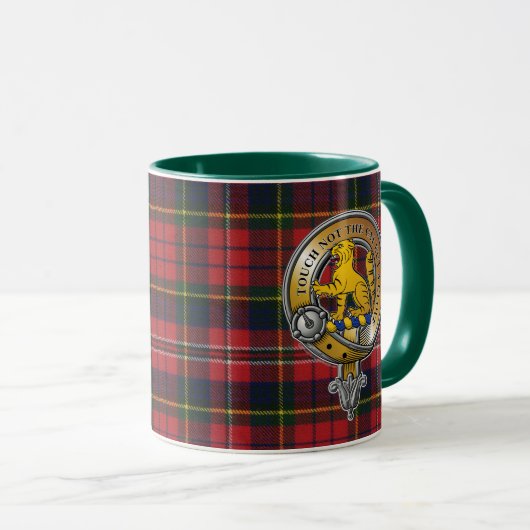 MacPherson Tartan & Abzeichen Tasse (VorderseiteRechts)