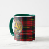MacPherson Tartan & Abzeichen Tasse (Vorderseite Links)