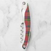 MacPherson Tartan Kariert Cork Screw Kellnermesser (Vorderseite)