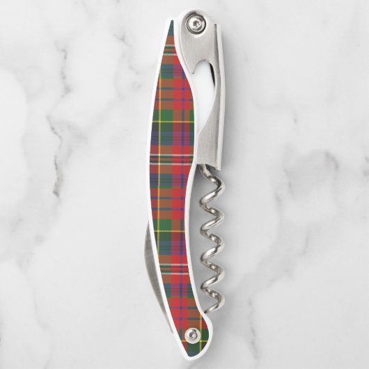 MacPherson Tartan Kariert Cork Screw Kellnermesser (Rückseite)