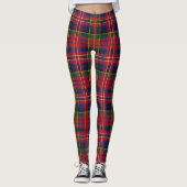 MacPherson Tartan Karierte Leggings (Vorderseite)