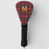MacPherson Tartan Karierte Mit Monogramm Treiberab Golf Headcover (Vorderseite)