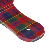 MacPherson Tartan Kariertes Mit Monogramm Kissen Schneidebrett (Ecke)