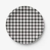 MacPherson Tartan Pappteller (Vorderseite)