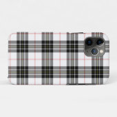 MacPherson Tartan Schwarz-weiß kariert Case-Mate iPhone Hülle (Rückseite (Horizontal))