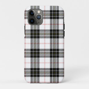 MacPherson Tartan Schwarz-weiß kariert Case-Mate iPhone Hülle