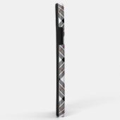 MacPherson Tartan Schwarz-weiß kariert Case-Mate iPhone Hülle (Hinten/Rechts)