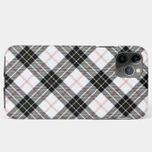 MacPherson Tartan Schwarz-weiß kariert Case-Mate iPhone Hülle (Rückseite (Horizontal))