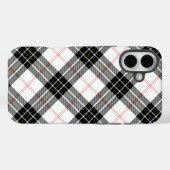 MacPherson Tartan Schwarz-weiß kariert Case-Mate iPhone Hülle (Rückseite (Horizontal))