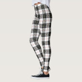 MacPherson Tartan Schwarz-weiß kariert Leggings (Links)