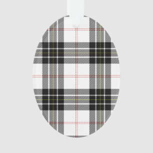 MacPherson Tartan Schwarz-weiß kariert Ornament