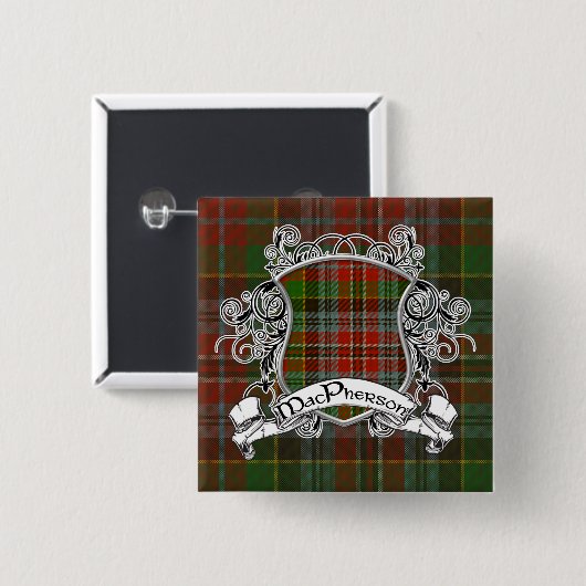 MacPherson Tartan Shield Button (Vorne & Hinten)